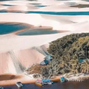 Passeio de lancha pelo Rio Preguiças (Caburé)